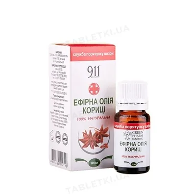 Олія ефірна Green Pharm Cosmetic кориці, 10 мл