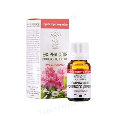 Олія ефірна Green Pharm Cosmetic рожевого дерева, 10 мл