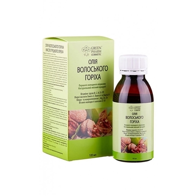 Олія Green Pharm Cosmetic волоського горіху, 100 мл