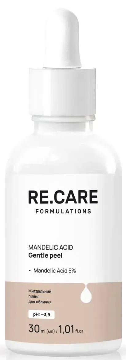 Пілінг для обличчя Re.Care Mandelic Acid Gentle peel мигдальний, 30 мл