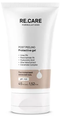 Гель для обличчя Re.Care Post Peeling Protective gel захисний постпілінговий, 45 мл