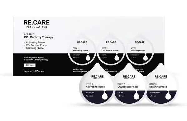 Набір для обличчя Re.Care 3-Step CO2 Carboxy Therapy для карбокситерапії