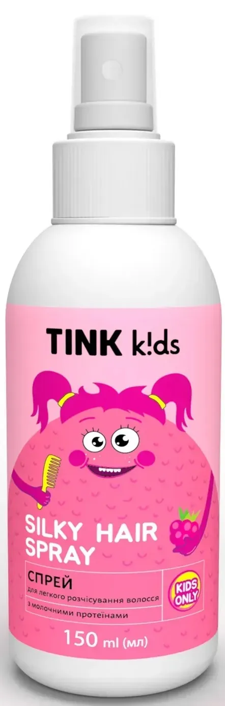 Спрей для волосся Tink kids Silky Hair Spray дитячий для легкого розчісування, 150 мл