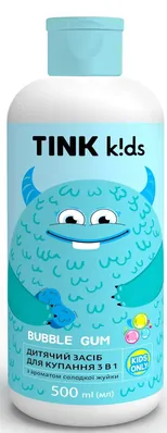 Засіб для купання Tink kids 3в1 Bubble Gum дитячий, 500 мл
