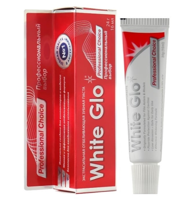 Зубная паста White Glo отбеливающая профессиональный выбор, 24 г