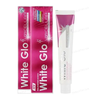Зубна паста White Glo відбілююча міцелярна, 100 г