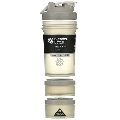 Смарт-шейкер Blender Bottle ProStak Smoke Grey, 650 мл + 2 контейнера