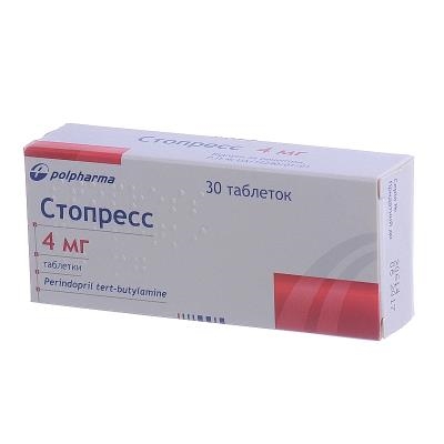 Стопресс таблетки по 4 мг №30 (10х3)