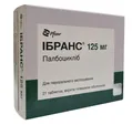 Ібранс таблетки, в/плів. обол. по 125 мг №21 (7х3)