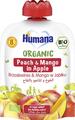 Пюре фруктове Humana Organic для дітей з 8 місяців Яблуко-Персик-Манго, 90 г