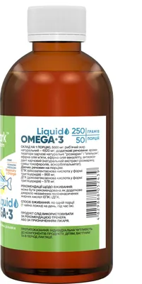 Омега 3 риб'ячий жир Stark Pharm Omega-3 Liquid рідина, 250 мл