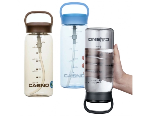 Бутылка для воды Casno KXN-1238 Grey, 1500 мл