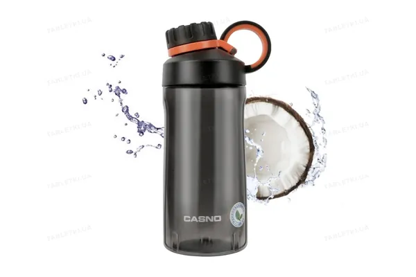 Пляшка для води Casno KXN-1234 чорна, 500 мл