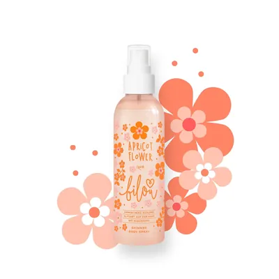 Спрей для тіла Bilou Apricot Flower з шиммером, 150 мл