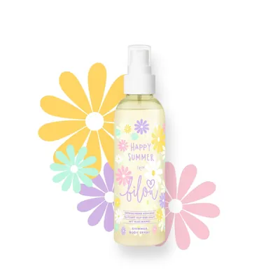 Спрей для тіла Bilou Happy Summer з шиммером, 150 мл