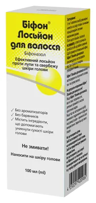 Лосьйон для волосся Біфон проти лупи та зуду, 100 мл