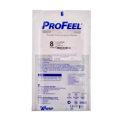 Перчатки хирургические ProFeel DHD Platinum латексные без пудры, размер 8,0 стерильные, пара