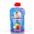 Пюре фруктове Малятко Яблуко і малина, 90 г