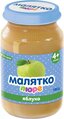 Пюре фруктове Малятко Яблучне, без цукру, 180 г