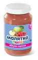 Пюре фруктове Малятко Яблуко і малина, 190 г