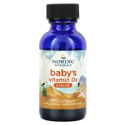 Вітамін D3 Nordic Naturals Baby's Vitamin D3 для дітей 400 МЕ, 22,5 мл