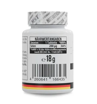 Селен MST Nutrition Selenium 200 мкг, 90 таблеток