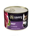 Корм вологий для дорослих собак Savory 30426 з яловичиною, 200 г