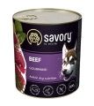 Корм вологий для дорослих собак Savory 30440 з яловичиною, 800 г