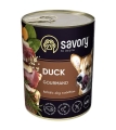 Корм влажный для взрослых собак Savory 30471 с уткой, 400 г