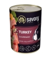 Корм влажный для взрослых собак Savory 30518 с индейкой, 400 г
