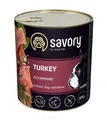 Корм вологий для дорослих собак Savory 30525 з індичкою, 800 г