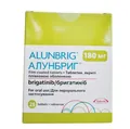 Алунбриг таблетки, в/плів. обол. по 180 мг №28 (7х4)