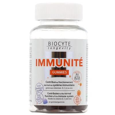 Иммунная поддержка Biocytе Укрепление и поддержка работы иммунной системы, 60 жевательных конфет