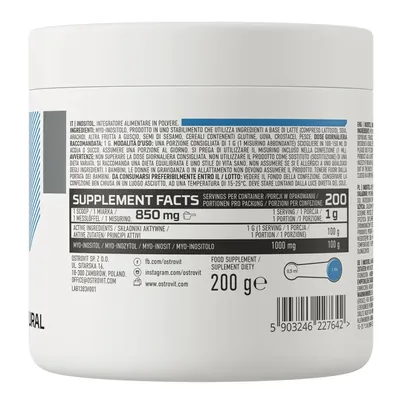 Інозитол OstroVit Inositol порошок, 200 г