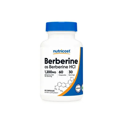 Берберин Nutricost Berberine, 60 капсул