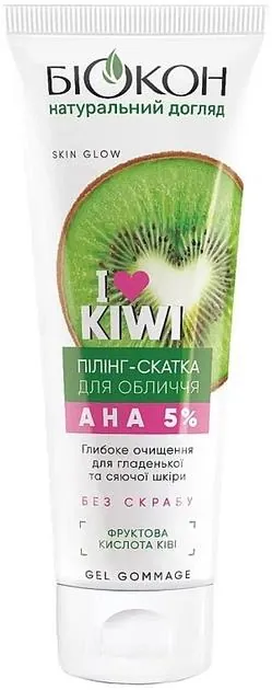 Пілінг-скатка для обличчя Біокон I love kiwi, 75 мл
