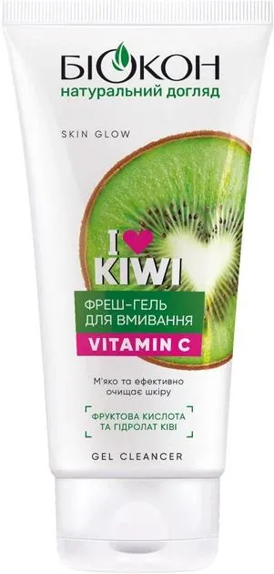 Фреш-гель для вмивання Біокон I love kiwi з вітаміном С, 150 мл