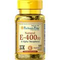 Витамин Е Puritan's Pride Vitamin E-400 IU (268 мг), 100 гелевых капсул