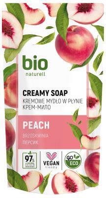 Крем-мило Bio Naturell Персик, дой-пак, 460 мл