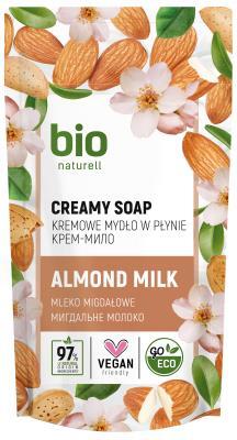 Крем-мыло Bio Naturell Миндальное молоко, дой-пак, 460 мл