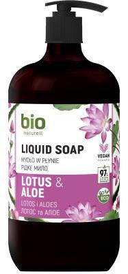 Мило рідке Bio Naturell Лотос і Алое, з дозатором, 946 мл
