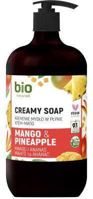 Крем-мило Bio Naturell Манго та ананас, з дозатором, 946 мл