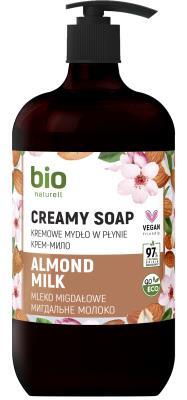 Крем-мыло Bio Naturell Миндальное молоко, с дозатором, 946 мл
