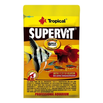 Корм Tropical SuperVit Basic для акваріумних риб, 60 мл/12 г