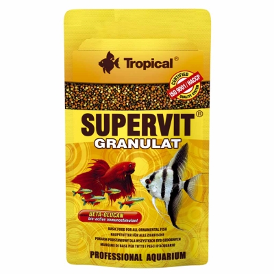Корм Tropical SuperVit Granulat для аквариумных рыб в гранулах 10 г