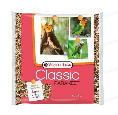 Корм для дрібних хвилястих папуг Versele-Laga Classic Budgie, 500 г