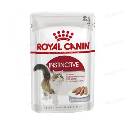 Корм вологий для дорослих кішок Royal Canin Instinctive Loaf паштет, 85 г