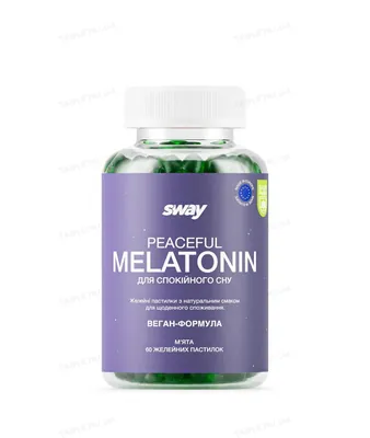 Мелатонін Baum Pharm Sway Melatonin желатинові пастилки №60
