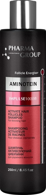 Шампунь Pharma Group Laboratories Aminotein+Impulse1000 активизация волосяных луковиц, 250 мл