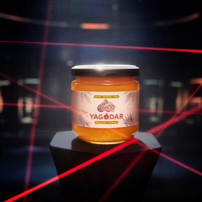 Джем Yagodar ананасовый с апельсином и имбирем без сахара, 210 г